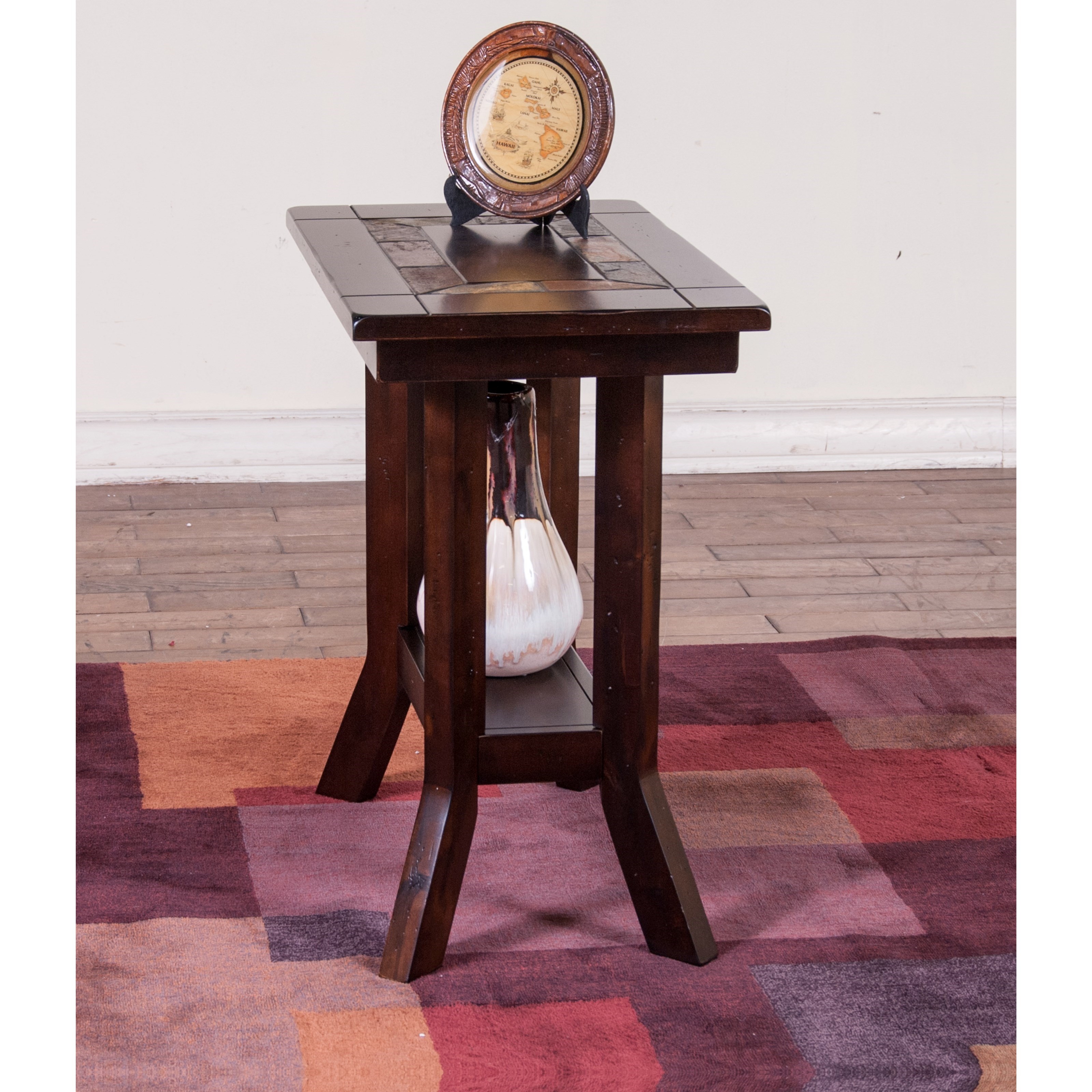 Rustic chair side table clearance